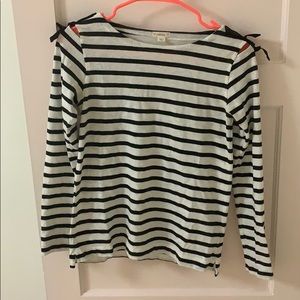 Crew cuts‎ black and white striped shirt
